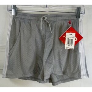 NWT Women's TYR Red Line Athletic Mesh Shorts - Gray - Size‎ Small